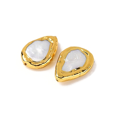 Natural Baroque Pearl Keshi Pearl Beads PEAR-F010-11G-1