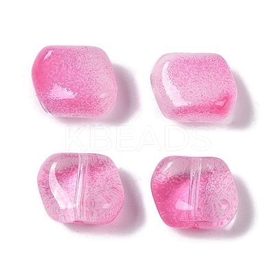 Baking Paint Glass Beads GLAA-S202-12B-1