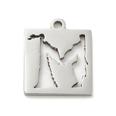 Non-Tarnish 304 Stainless Steel Pendants STAS-H184-11P-1