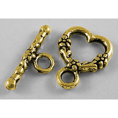 Tibetan Style Toggle Clasps LS-GLF1086Y-1