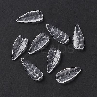 Electroplate Transparent Glass Pendant LS-EGLA-H102-05B-1