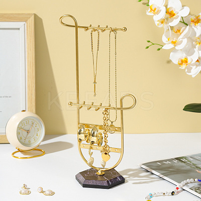 Iron Jewelry Display Stands ODIS-F001-07G-1