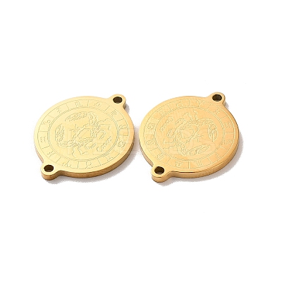 Ion Plating(IP) 304 Stainless Steel Connector Charms STAS-C074-11G-10-1