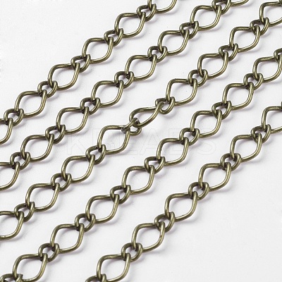 Iron Handmade Chains Figaro Chains Mother-Son Chains CHSM026Y-AB-1