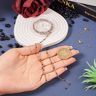 DIY Chain Bracelet Necklace Making Kit DIY-TA0006-12C-1