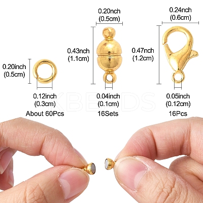 DIY Jewelry Making Findings Kits DIY-FS0008-51G-1