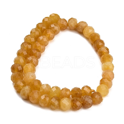 Faceted Dyed Natural White Jade Beads Strands GG-CBAE966-01B-F-1