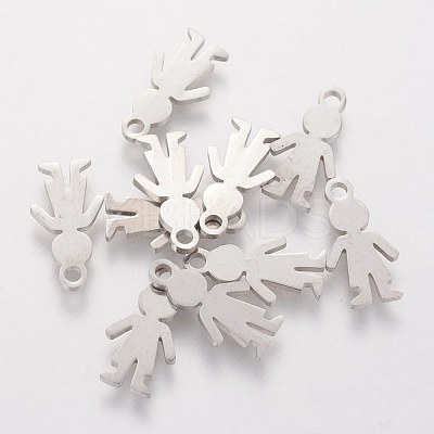 Tarnish Resistant 304 Stainless Steel Charms STAS-Q201-T127-1