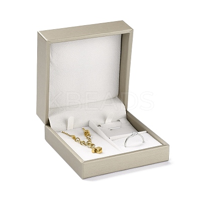 PU Leather Jewelry Box CON-C012-05B-1