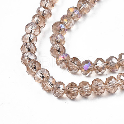 Electroplate Glass Beads Strands LS-EGLA-A034-T4mm-B24-1