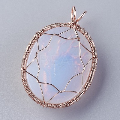 Opalite Big Pendants G-G771-C07-1