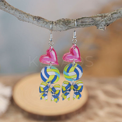 Acrylic Dangle Earrings FS-WG0D22D-04-1