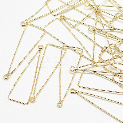 Brass Pendants X-KK-S347-107-1