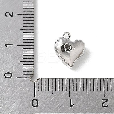 Brass Micro Pave Cubic Zirconia Pendants KK-P290-60P-01-1