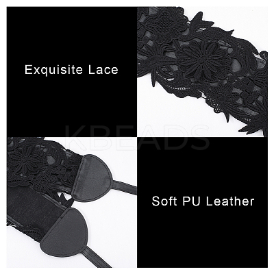 Imitation Leather Wide Chain Belt AJEW-WH20022-83D-1