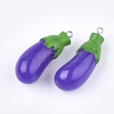 Resin Pendants X-RESI-T028-41-1