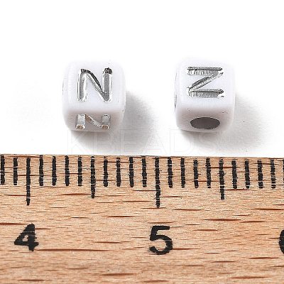 Opaque Acrylic Beads OACR-D282-06N-1