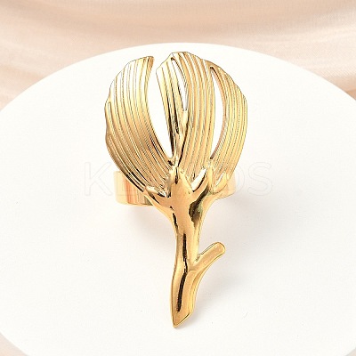 304 Stainless Steel Cuff Rings RJEW-D338-05F-G-1