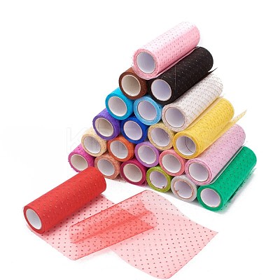 Glitter Deco Mesh Ribbons OCOR-H100-D-1