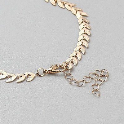 3Pcs 3 Styles Brass and Alloy Anklets Bracelet Set for Women BJEW-WH0041-28-1