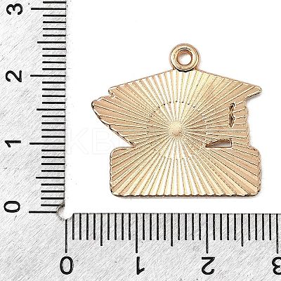 Graduation Season Alloy Enamel Pendants LS-ENAM-I065-02KCG-03-1