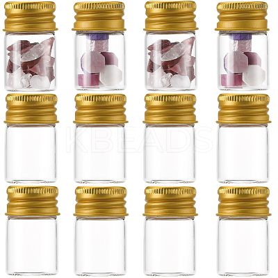 Clear Glass Bottles Bead Containers CON-SC0001-11G-05-1