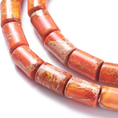 Natural Imperial Jasper Bead Strands G-P444-04B-1