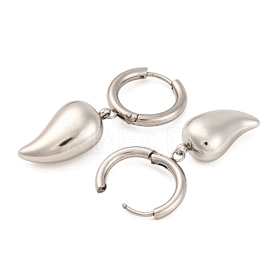 Non-Tarnish 304 Stainless Steel Hoop Earrings for Women EJEW-Z057-14P-04-1
