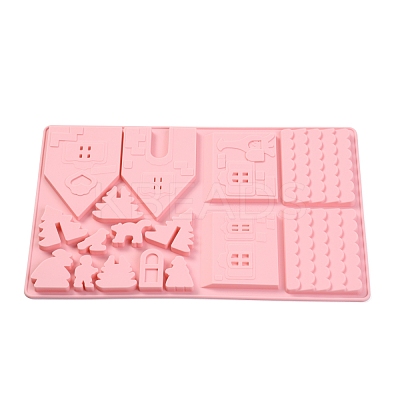 Christmas Gingerbread House Food Grade Silicone Molds SIL-G001-01B-1