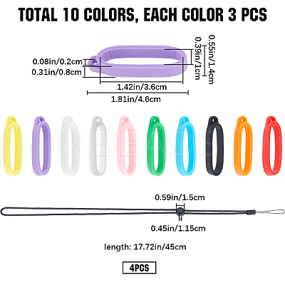 Adjustable Polyester Neck Lanyard FIND-GF0005-84-1