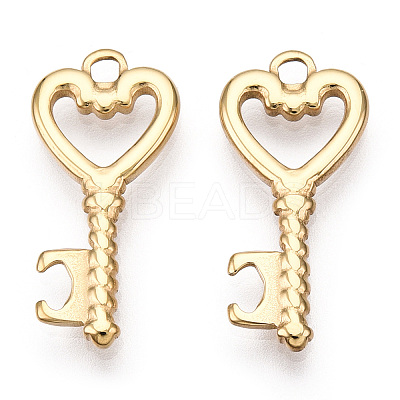 Valentine's Day 304 Stainless Steel Pendants STAS-T064-36G-1