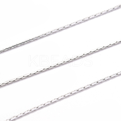 Tarnish Resistant 304 Stainless Steel Boston Link Chains CHS-L017-13B-1