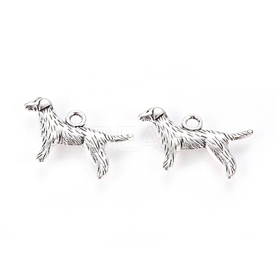 Tibetan Style Alloy Puppy Pendants LF9881Y-1