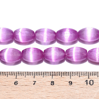 Dyed Natural Selenite Beads Strands G-T138-233F-1
