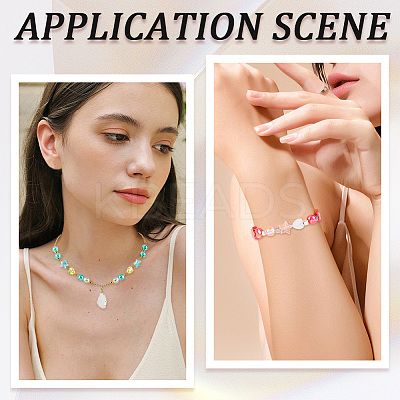 880pcs 24 Styles Eco-Friendly Transparent Acrylic Beads TACR-SP0001-23-1