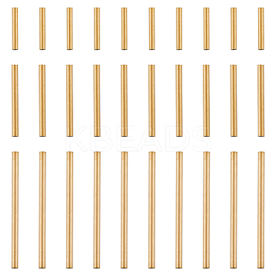 60Pcs 3 Style 304 Stainless Steel Tube Beads STAS-DC0013-24-1