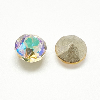 Pointed Back Glass Rhinestone Cabochons RGLA-T110-5mm-001PS-1