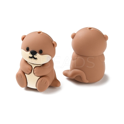 3D Animal Theme Silicone Beads SL-CBAD861-03-1