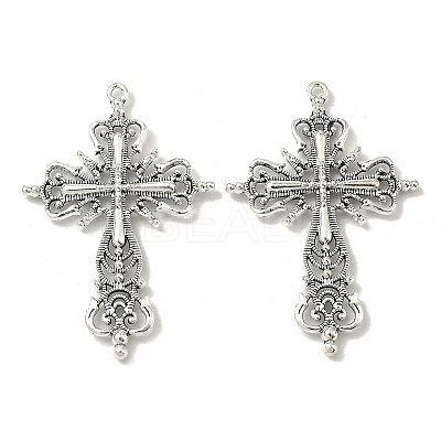 Tibetan Style Zinc Alloy Big Pendants LS-X-TIBEP-R334-117AS-RS-1