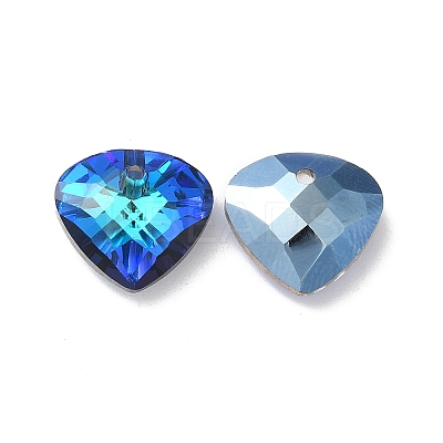 Electroplated Glass Pendants X-EGLA-M029-02-1