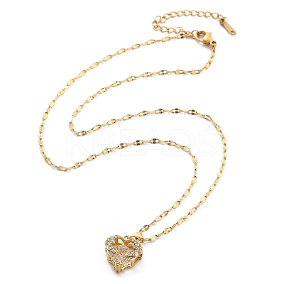 304 Stainless Steel Necklaces for Women LS-NJEW-R015-03G-1