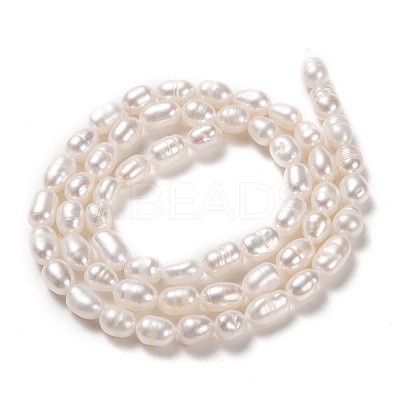 Natural Cultured Freshwater Pearl Beads Strands PEAR-L033-62-01-1