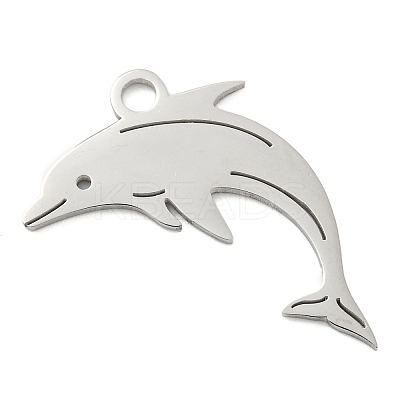 Non-Tarnish 304 Stainless Steel Pendants STAS-B056-10P-02-1
