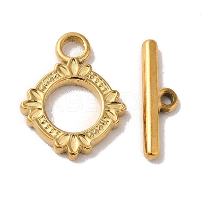 Ion Plating(IP) 304 Stainless Steel Toggle Clasps STAS-H212-17G-1