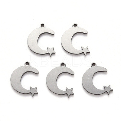 Non-Tarnish 201 Stainless Steel Charms STAS-N092-106-1