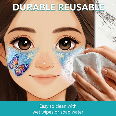 Plastic Makeup Painting Practice Board MRMJ-WH0101-004-1