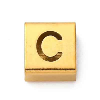 Ion Plating(IP) 304 Stainless Steel Square Slide Charms STAS-L132-16C-G-1