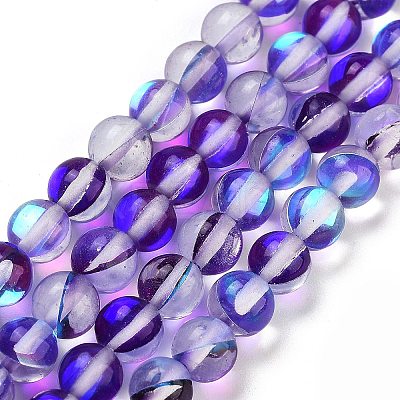 Transparent Glass Beads GLAA-B022-6mm-09-1