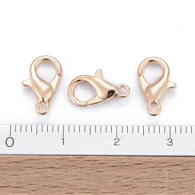 Zinc Alloy Lobster Claw Clasps E102-KCG-1
