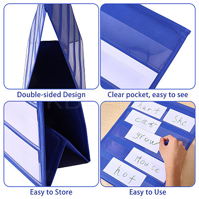 20 Bags Cloth Desk Calendar Display Holder AJEW-CA0005-47B-1